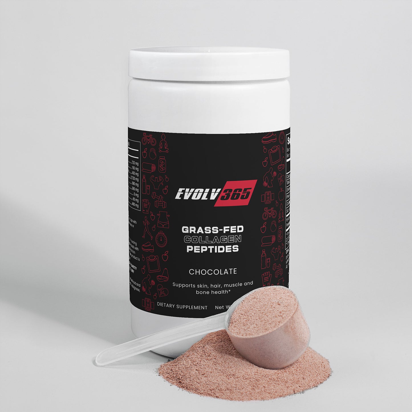 Grass-Fed Collagen Peptides Powder (Chocolate)